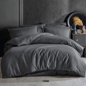 Füme Eco Saten Nevresim Takımı